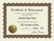 Great Papers! Parchment Stock Fill-In Certificates with Metallic Border, Achievement, 8.5&#x22; x 11&#x22;, Not Printer Compatible, 6 Count
